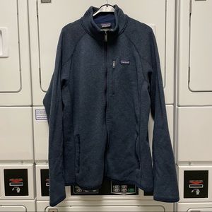 Patagonia Better Sweater Full Zip Mens XL Navy Blue